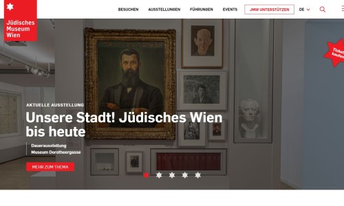 Neue Website des Jüdischen Museums Wien online