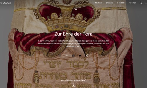 „Zur Ehre der Tora“. Neue virtuelle Ausstellung bei Google Arts & Culture
