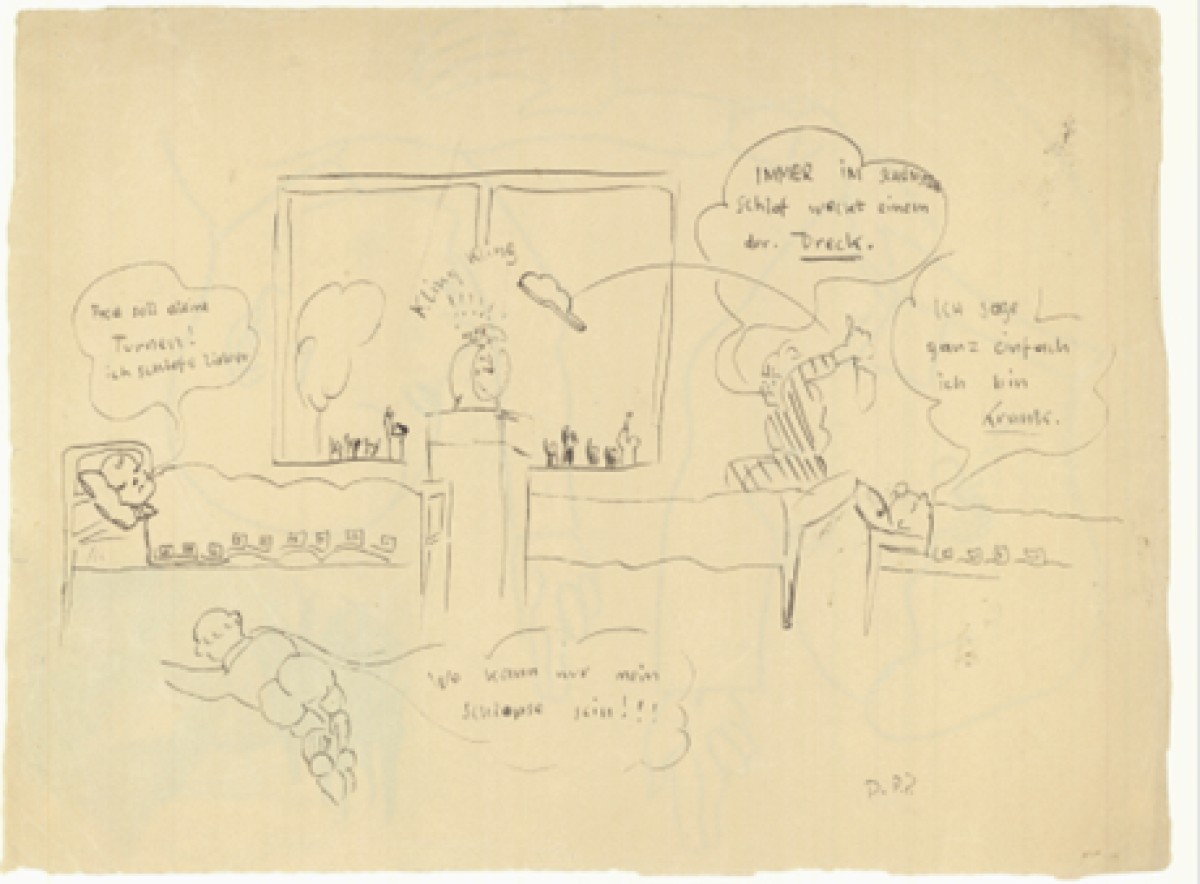 : A hand-drawn illustration of children waking up in the morning
