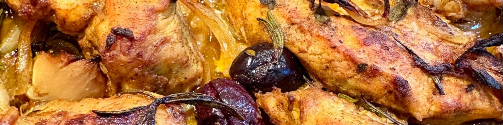 : Shabbes Chicken after baking